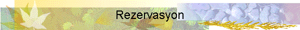Rezervasyon